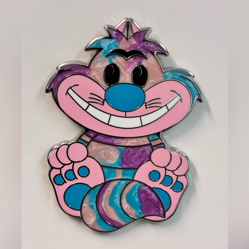 Disney Parks 2026 Tye Dye Cheshire Cat Pin - Picture 2 of 4